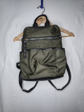 Dream Control Olive Snd Blsck Small Backpack Purse